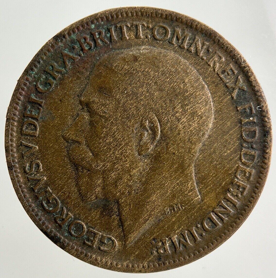 1915 George V Farthing Coin | Fine Collectable Grade