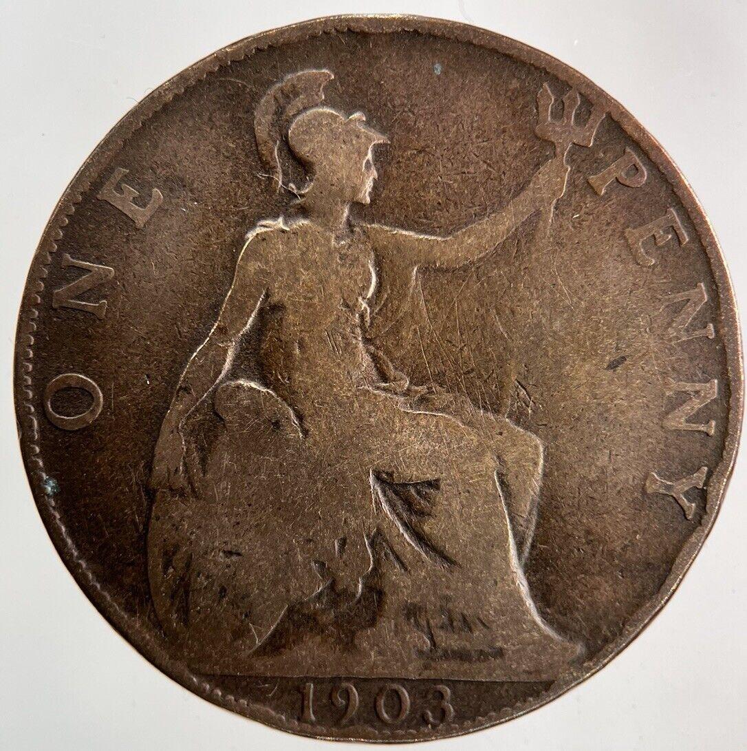 1903 Edward VII One Penny Coin | Collectable Grade