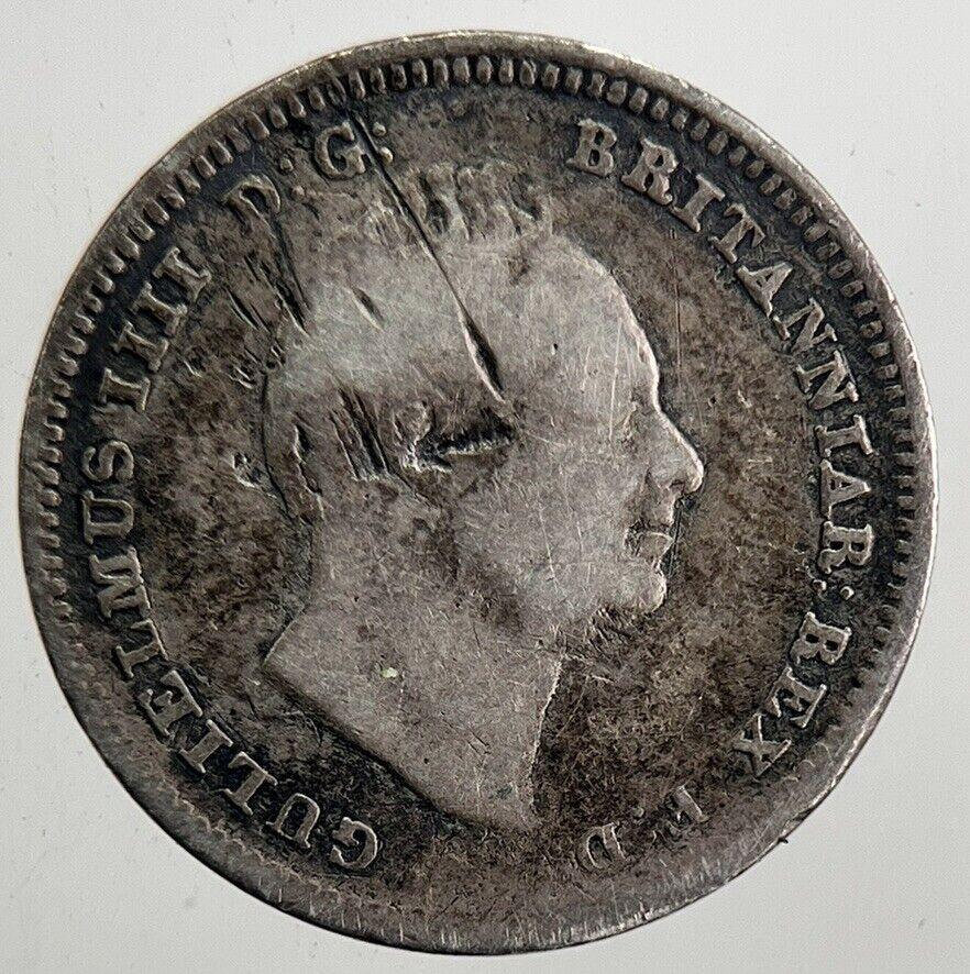 1835 William IV Threepence Silver Coin | Fine Collectable Grade