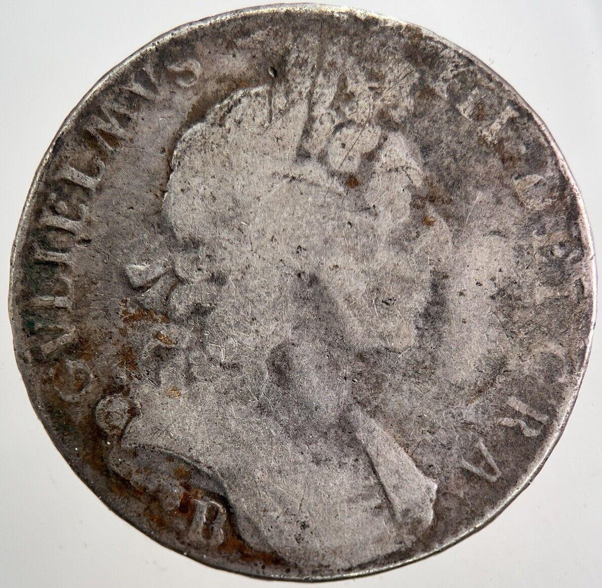 1697 William III 3rd Half Crown Silver Coin | Collectable Grade | a5483