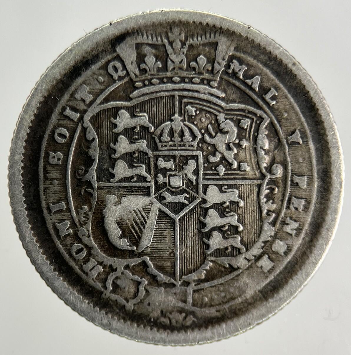 1817 George III 3rd Shilling Silver Coin | Fine Collectable Grade