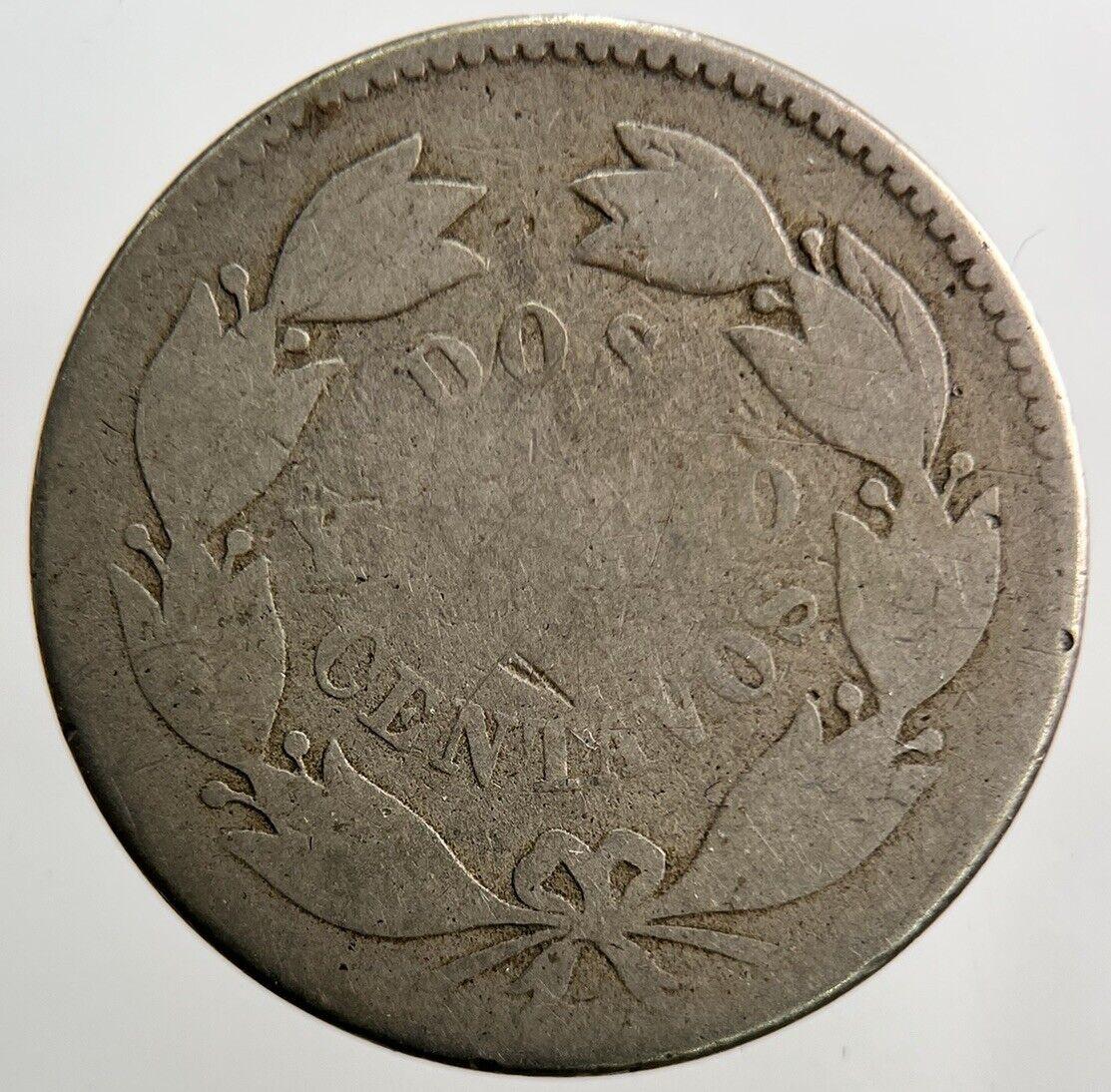 1877 Venezuela 2 1/2 Dos Centavos Coin | Collectable Grade | a3722