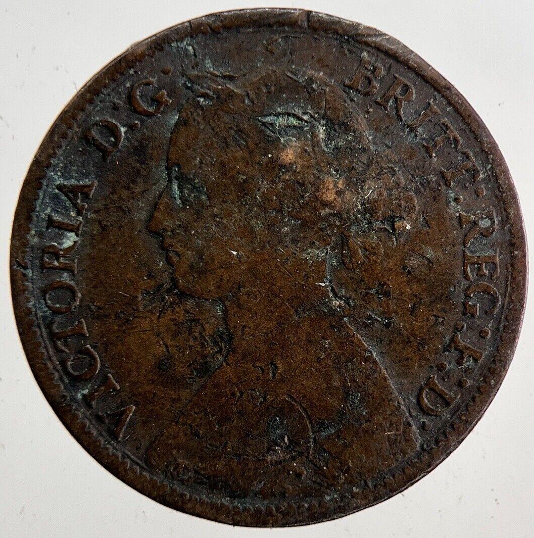 1861 Canada Victoria Nova Scotia Half Cent Coin | Collectable Grade