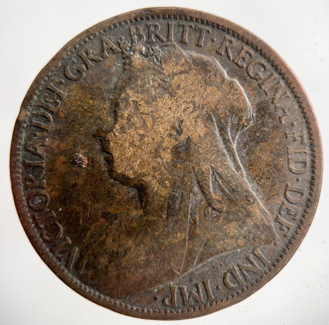 1895 Victoria One Penny Coin | Collectable Grade