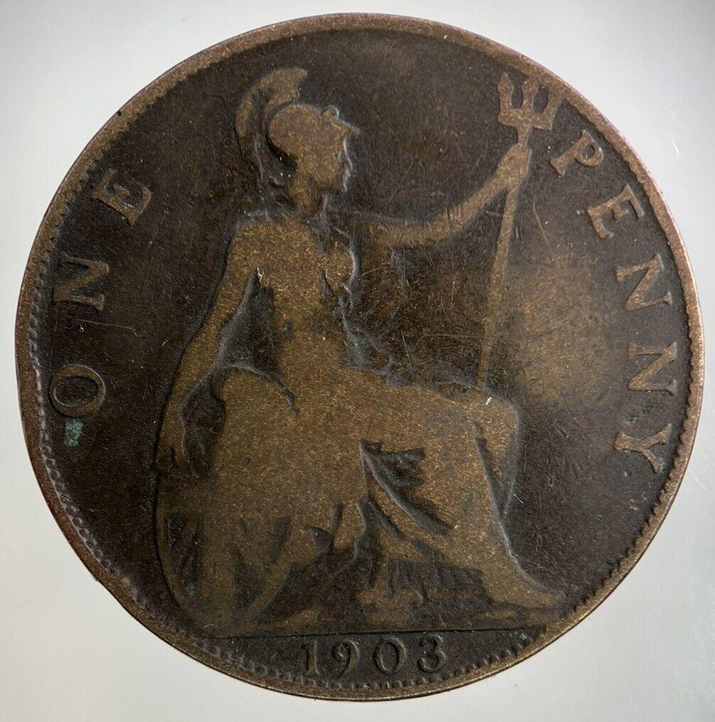 1903 Edward VII One Penny Coin | Collectable Grade