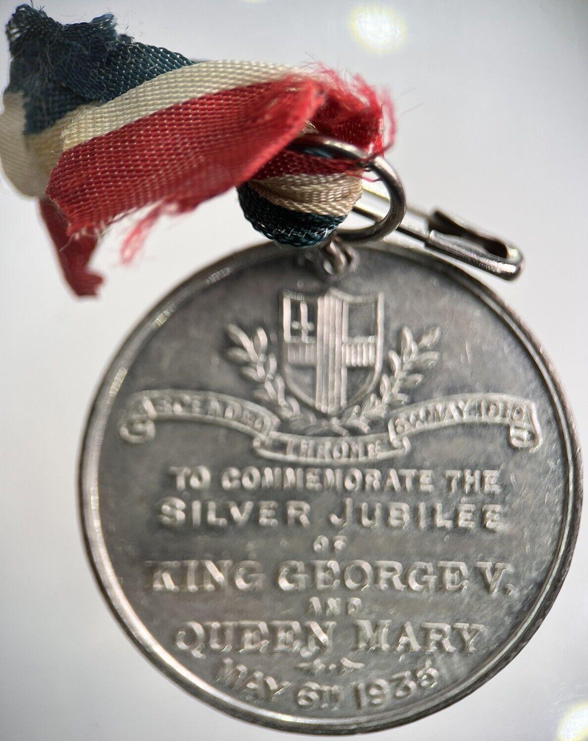 1935 George V Mary Jubilee Medal With Ribbon | Collectable Grade | a3585