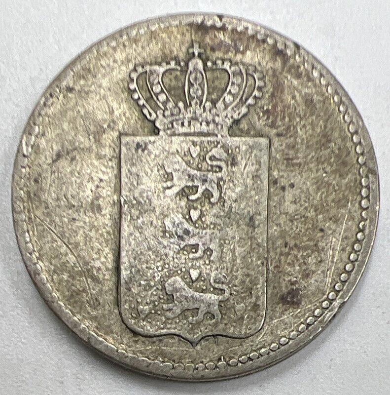 1840 XX 20 Skilling West Indies | Danish Silver Coin | Fair Grade | a833