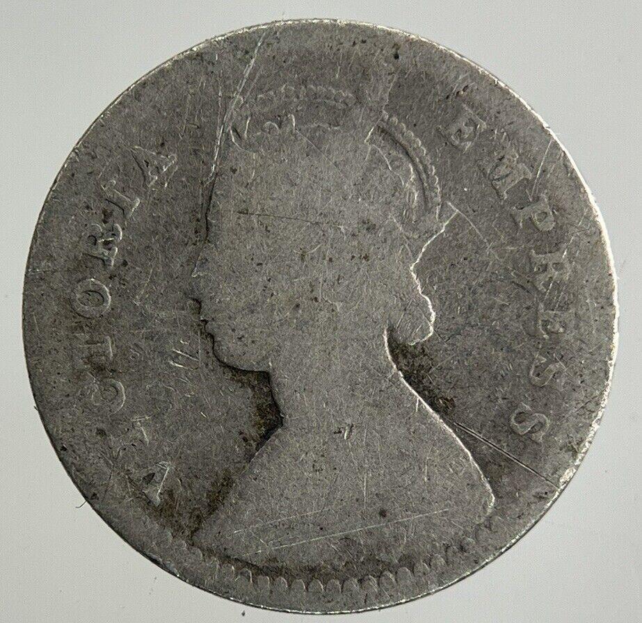 1898 India 2 Annas Silver Coin | Collectable Grade