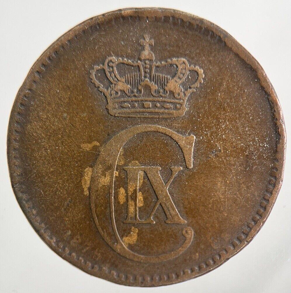1875 Denmark 5 Ore Coin | Collectable Grade