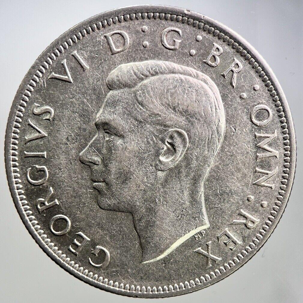 1946 George VI Half-Crown | British Silver Coin | Very High Grade | a2942