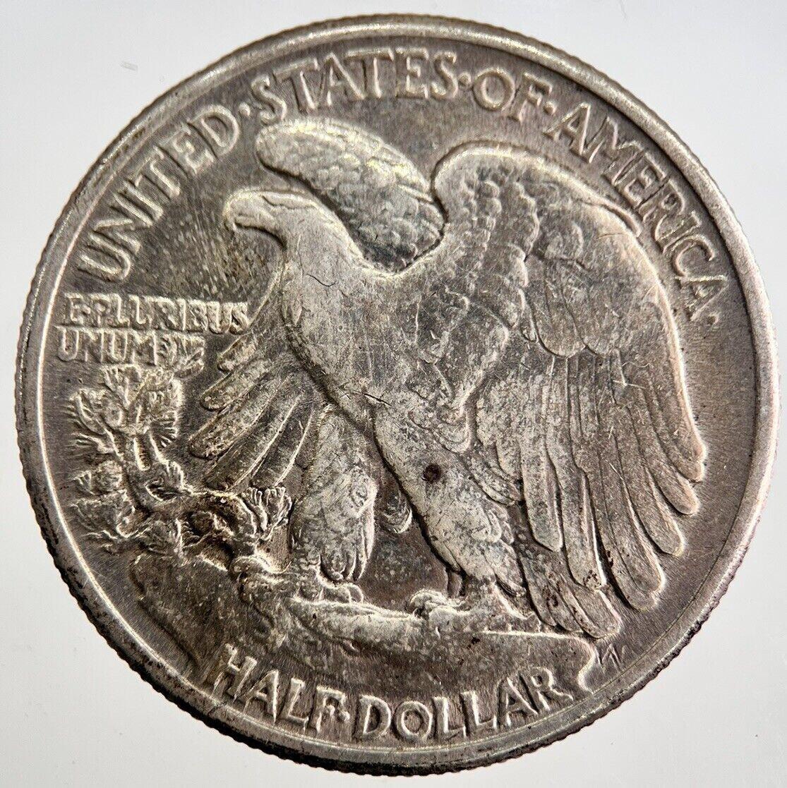 1945 US Half-Dollar Walking Liberty Silver Coin | Fine Collectable Grade | a8200
