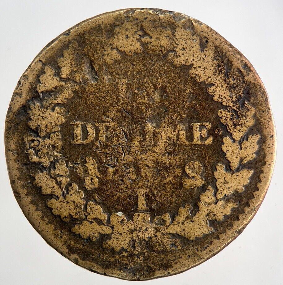 France 1 Un Decime Coin | Collectable Grade