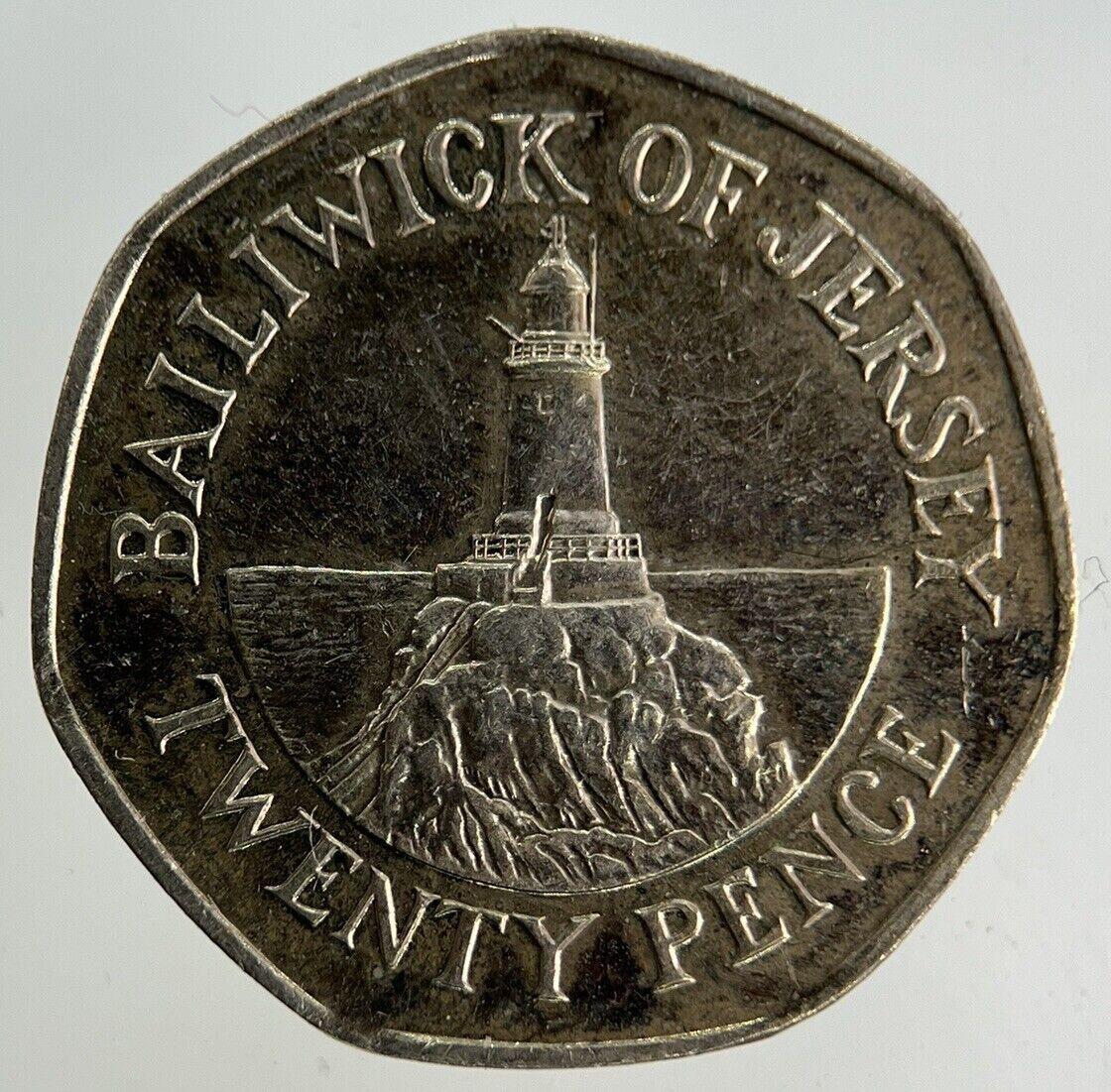 2009 Jersey 20p Twenty-Pence Coin | Fine Collectable Grade