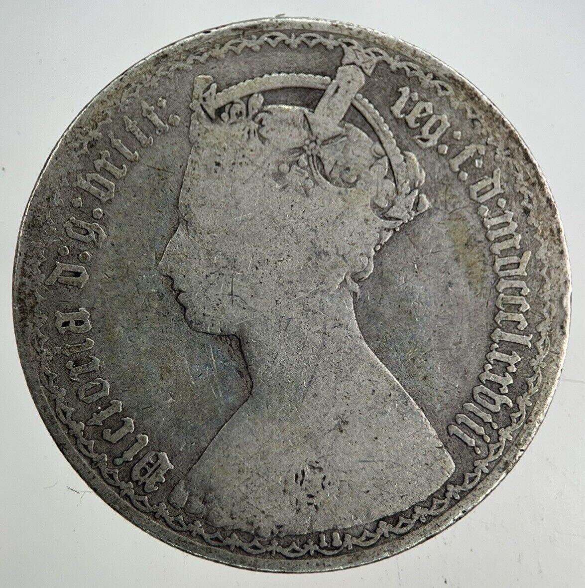 British Victoria Gothic Florin Silver Coin | Collectable Grade
