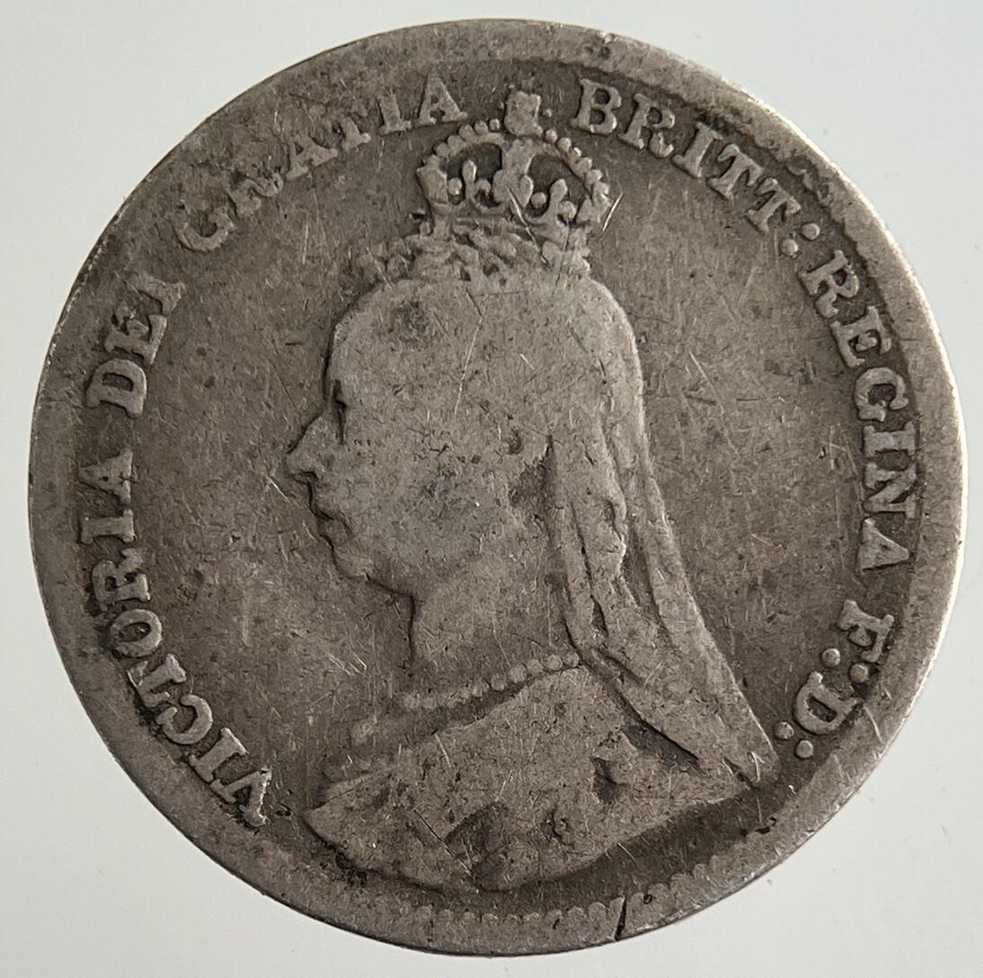1891 Victoria Threepence Silver Coin | Collectable Grade