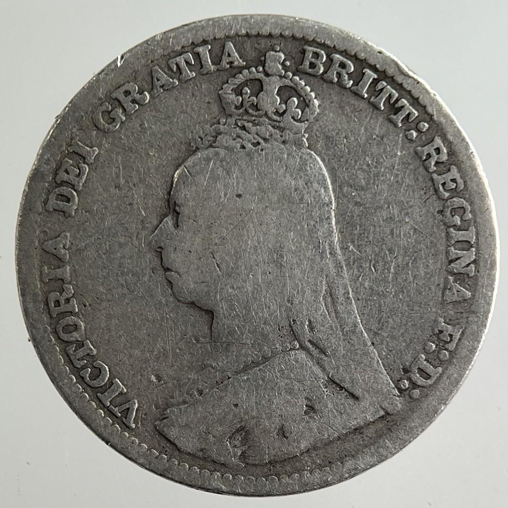 1891 Victoria Threepence Silver Coin | Collectable Grade