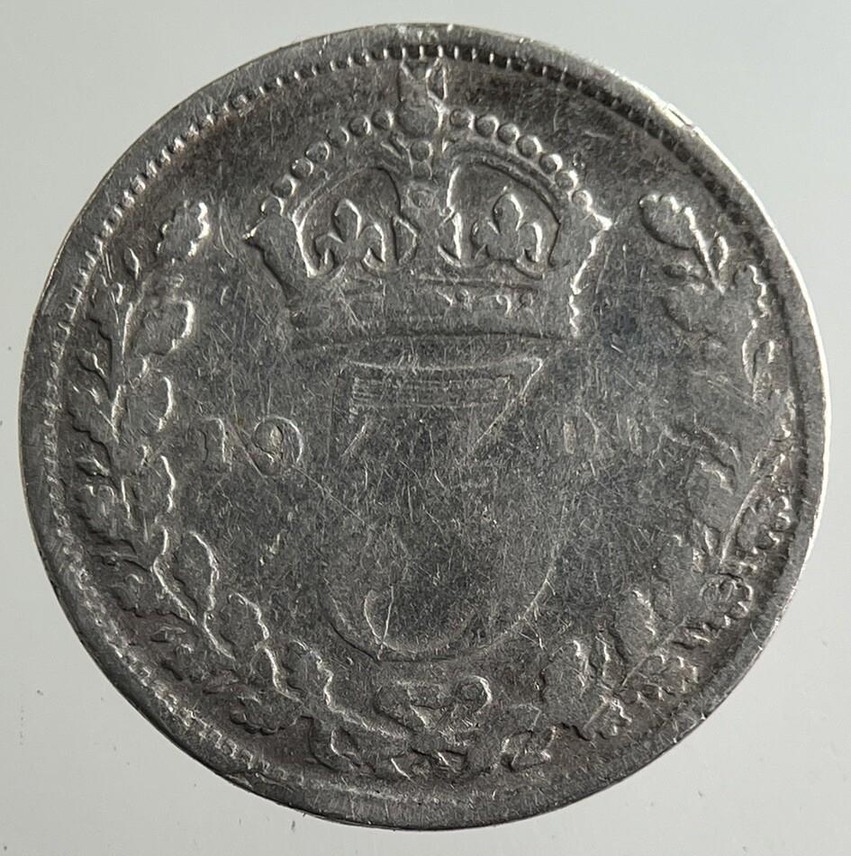 1900 Victoria Threepence Silver Coin | Collectable Grade