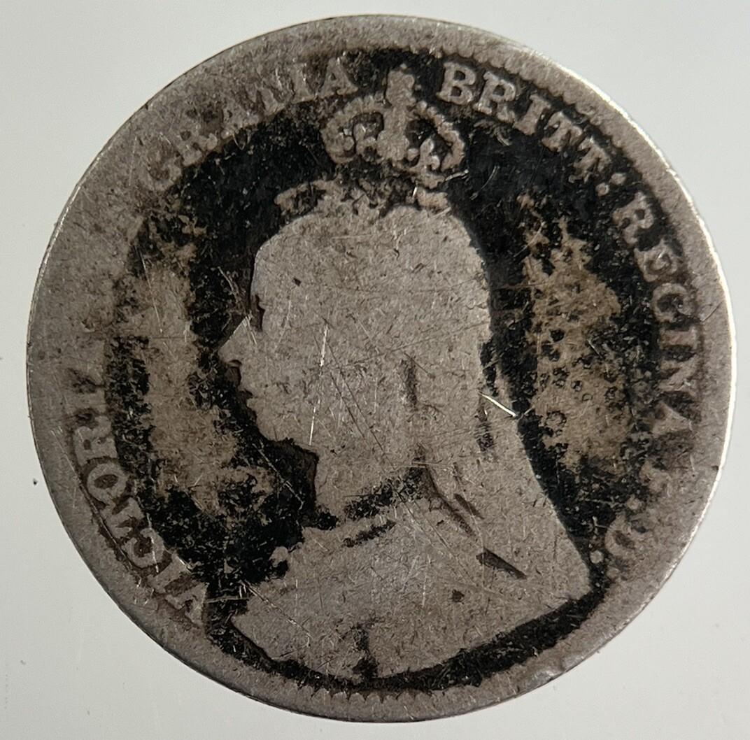 1890 Victoria Threepence Silver Coin | Collectable Grade
