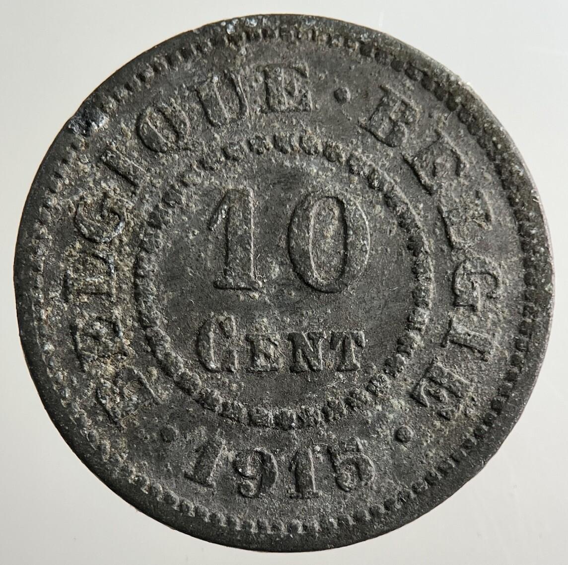 1915 Belgium 10 Centimes Coin | Collectable Grade