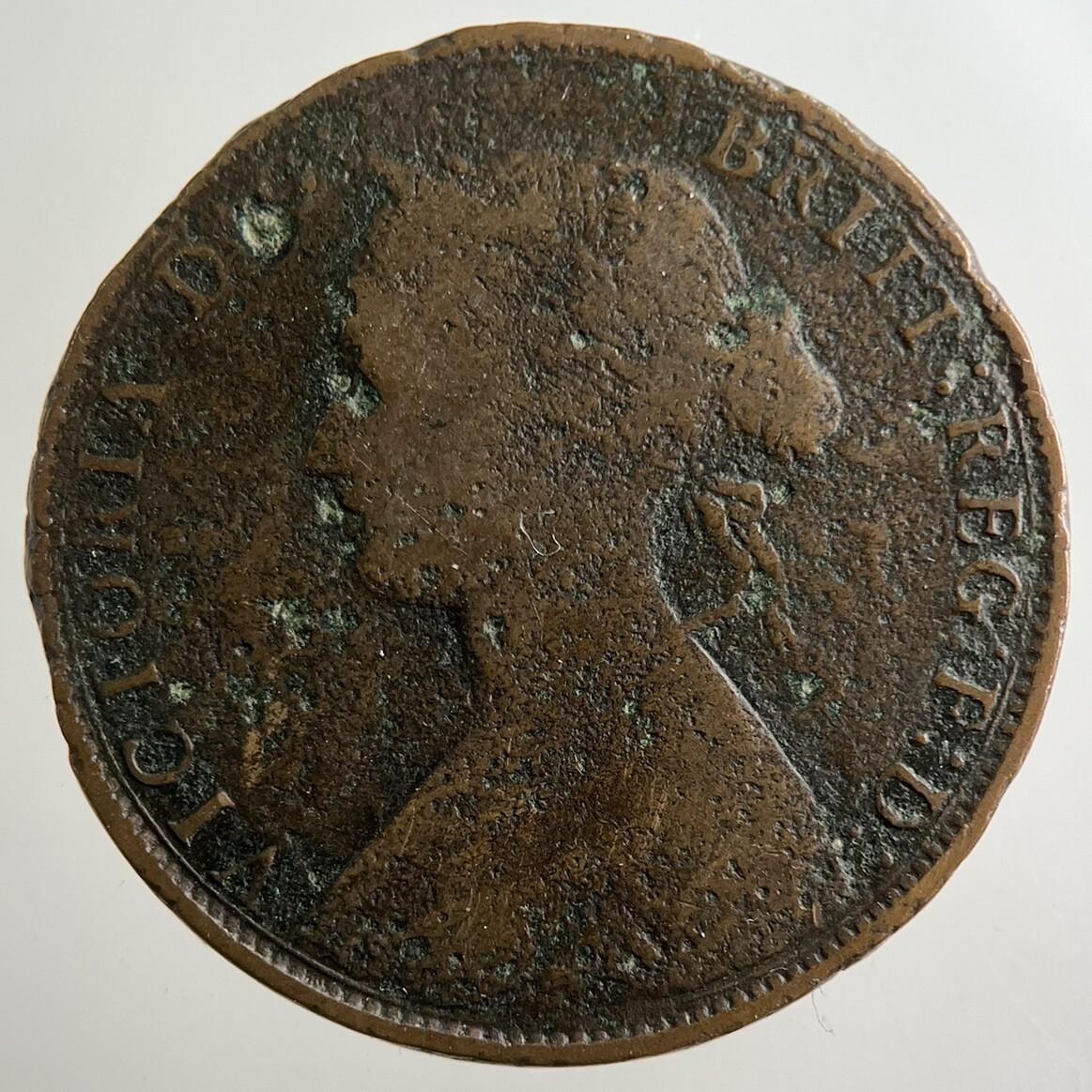 1863 Victoria Half-Penny Coin | Collectable Grade