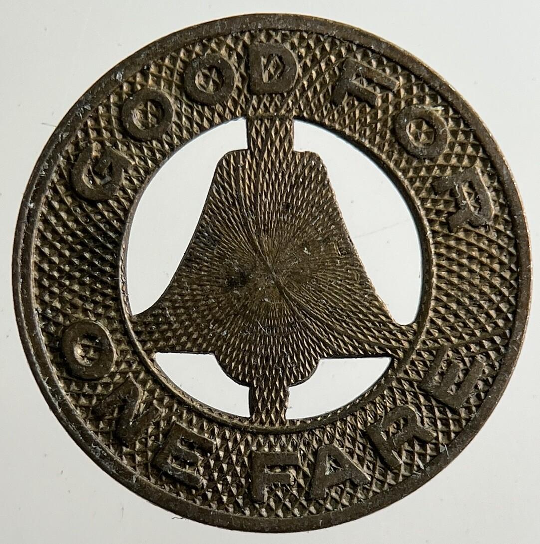 US USA Los Angeles Railway Transport Fare Token Coin | Collectable Grade