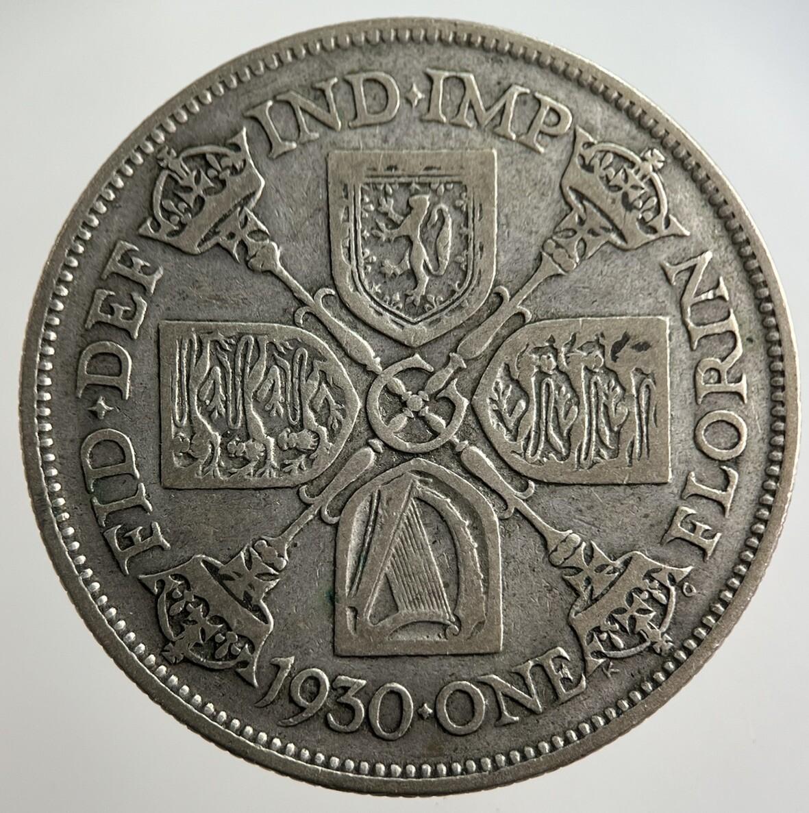 1930 George V Florin Silver Coin | Collectable Grade