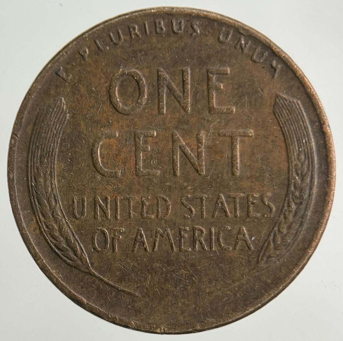 1958-D US USA Lincoln One Cent Coin | Fine Collectable Grade
