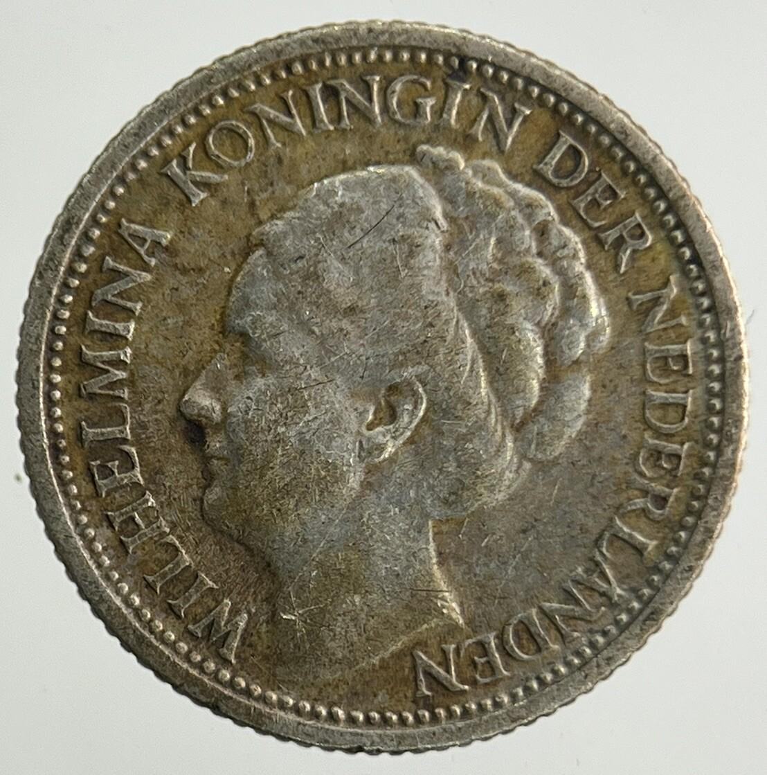 1947 Netherlands 1/10 Gulden Silver Coin | Fine Collectable Grade