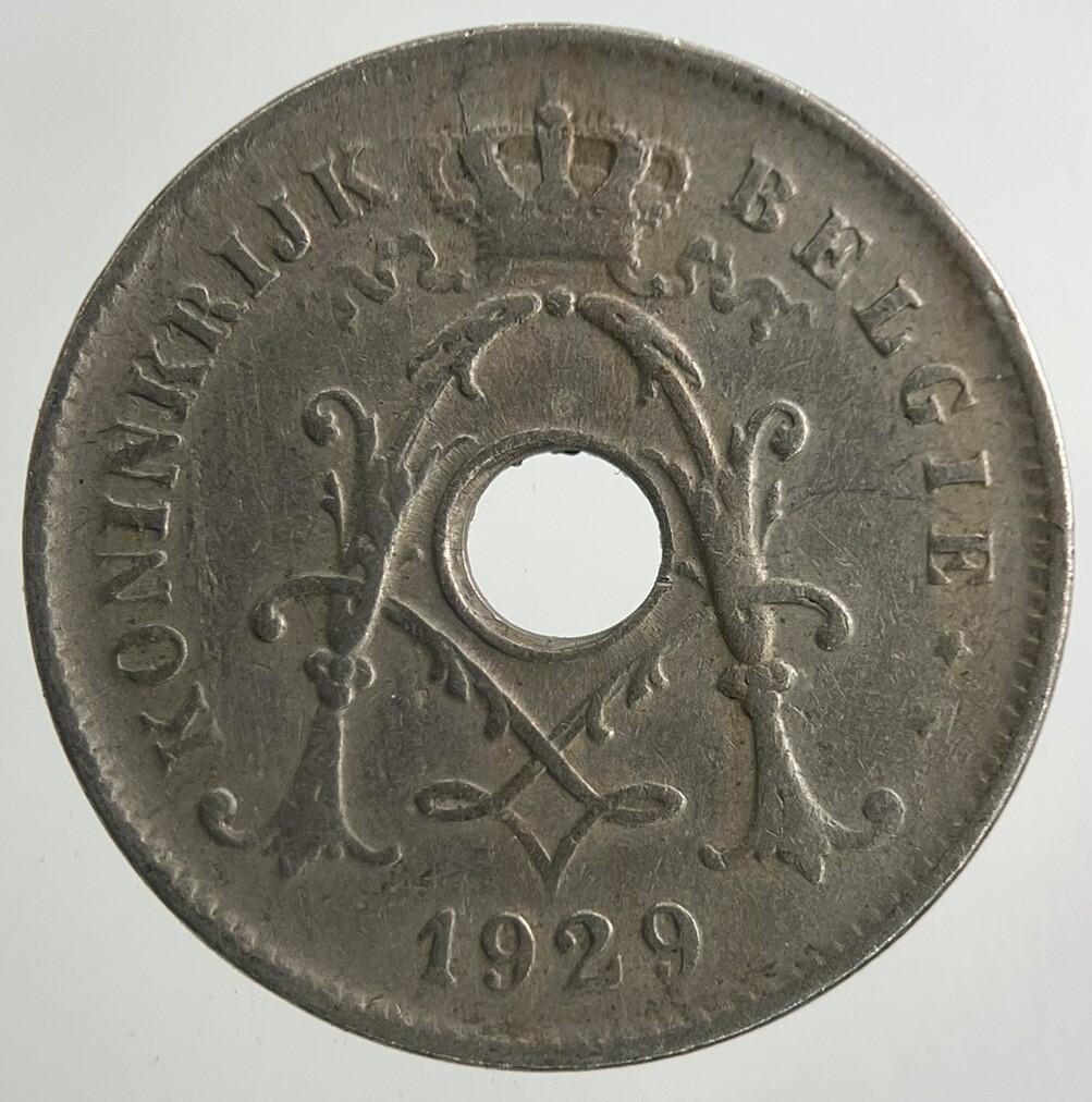 1929 Belgium 10 Centimes Coin | Fine Collectable Grade