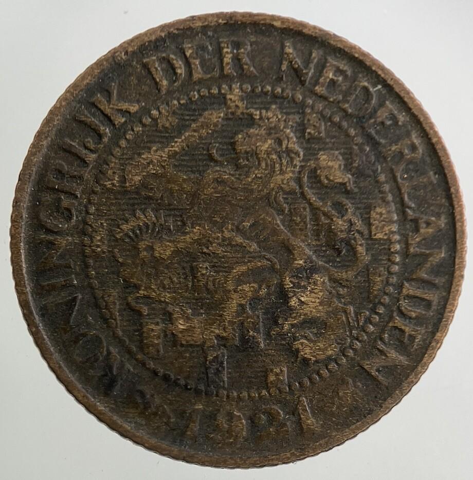 1921 Netherlands 1 Cent Coin | Collectable Grade