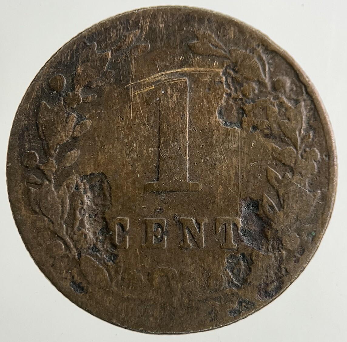 1880 Netherlands 1 Cent Coin | Collectable Grade