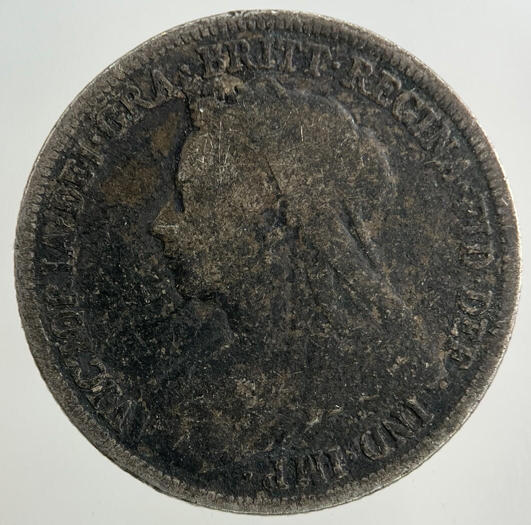 1900 Victoria Shilling Silver Coin | Collectable Grade