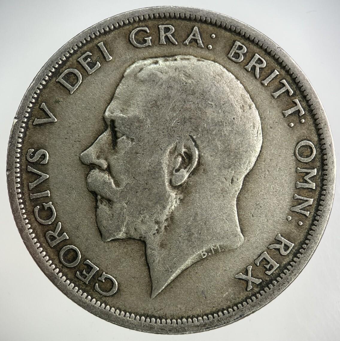 1920 George V Half-Crown Silver Coin | Fine Collectable Grade