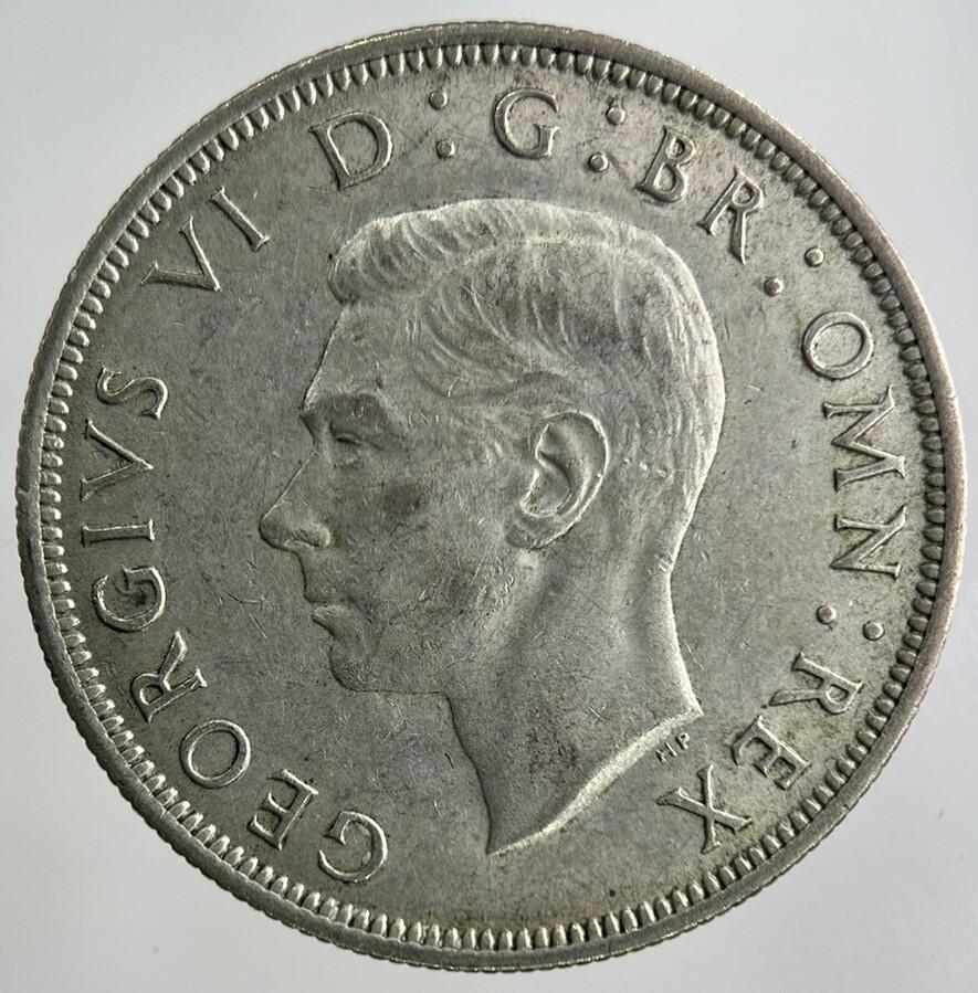 1941 George VI Half-Crown Silver Coin | Very High Grade