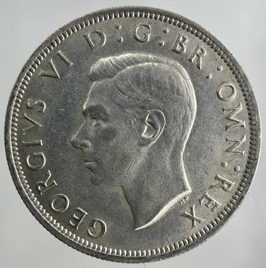 1940 George VI Half-Crown Silver Coin | Fine Collectable Grade