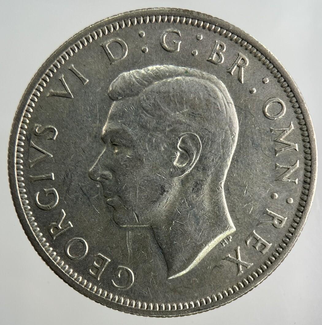 1946 George VI Half-Crown Silver Coin | Fine Collectable Grade