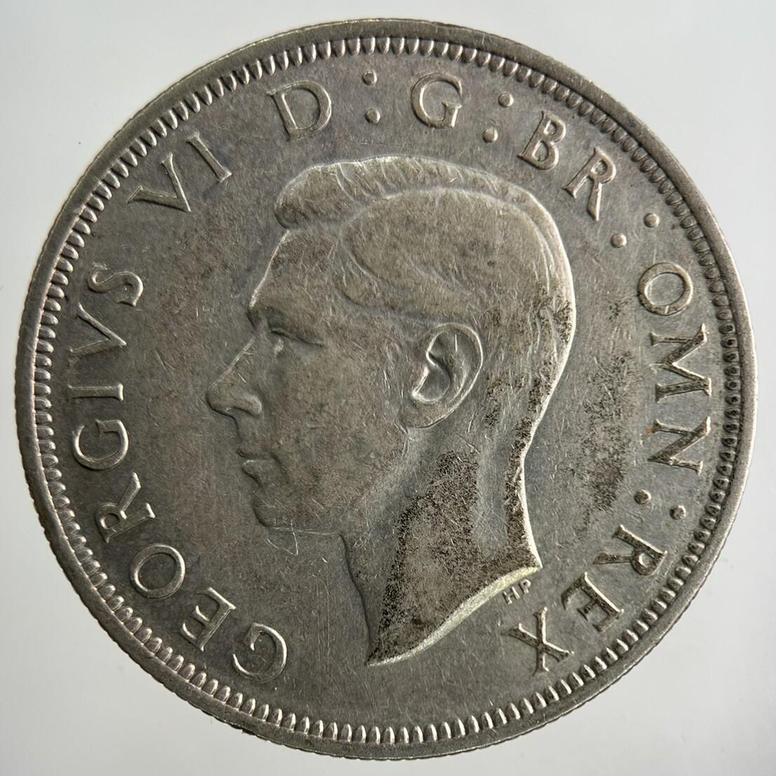 1940 George VI Half-Crown Silver Coin | Fine Collectable Grade