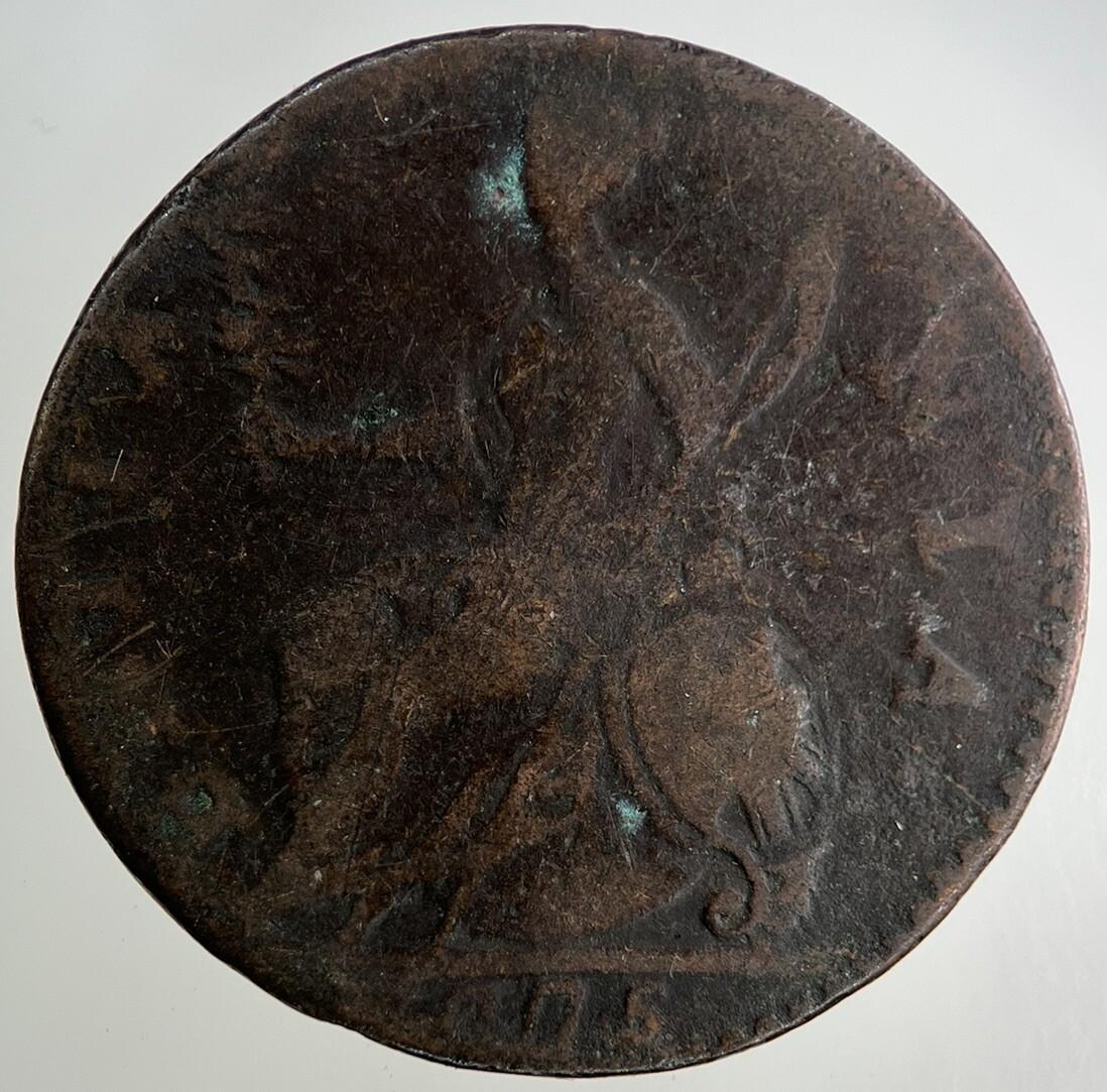 1775 George III 3rd Half-Penny Coin | Collectable Grade