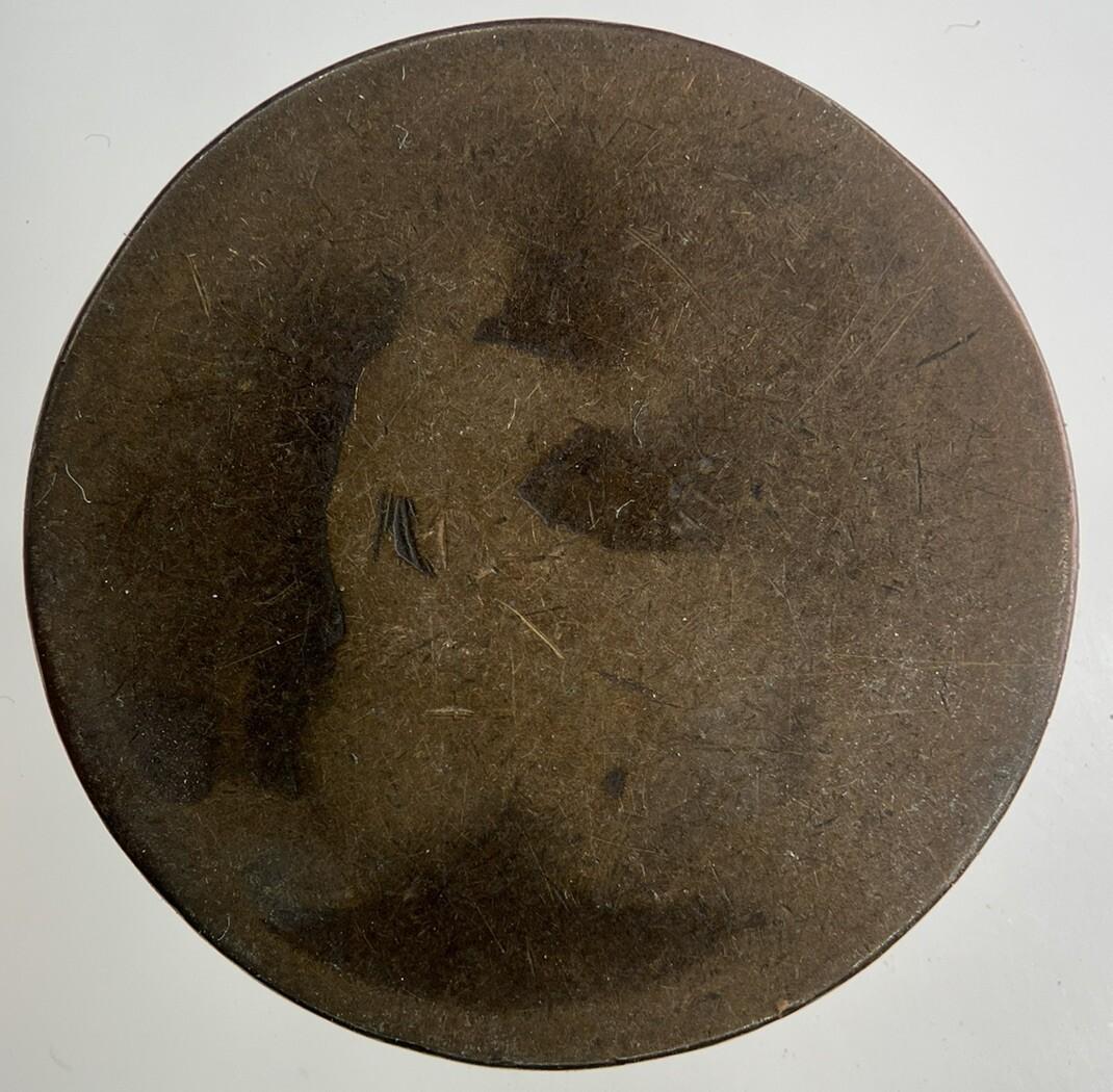 British Victoria One Penny Coin | Worn Grade