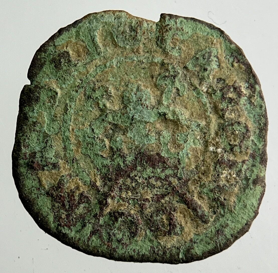 Irish Rose Hammered Farthing Coin | Collectable Grade