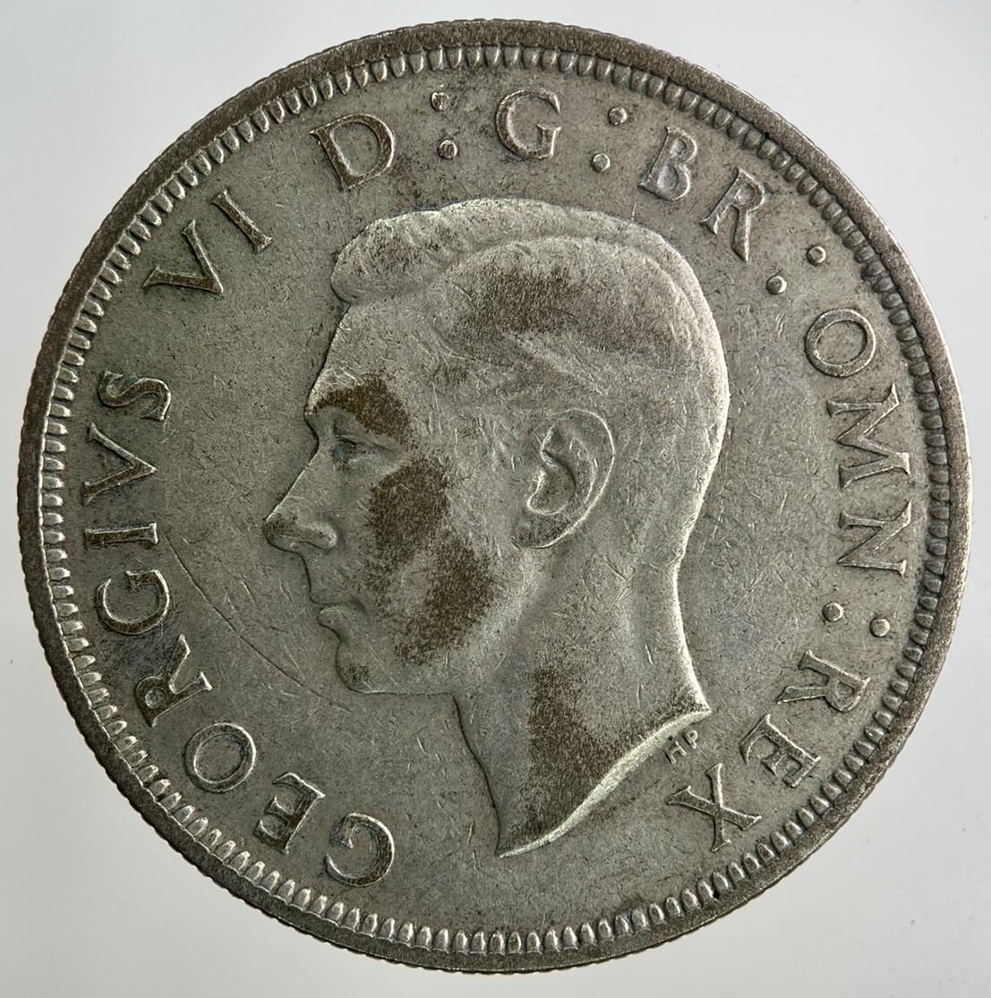 1946 George VI Half-Crown Silver Coin | Fine Collectable Grade