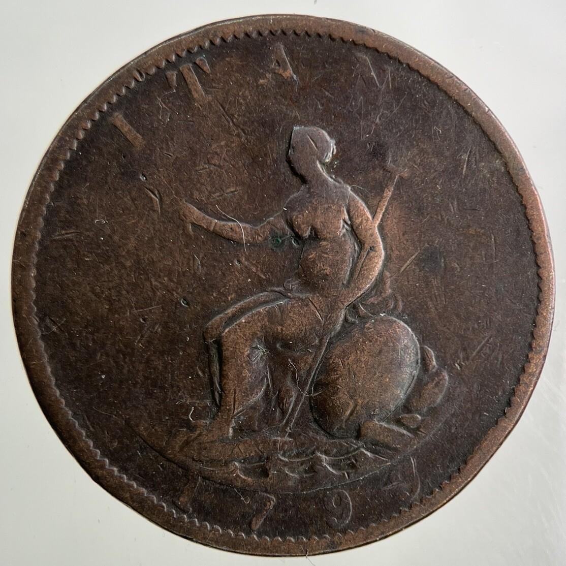 1799 George III 3rd Half-Penny Coin | Collectable Grade