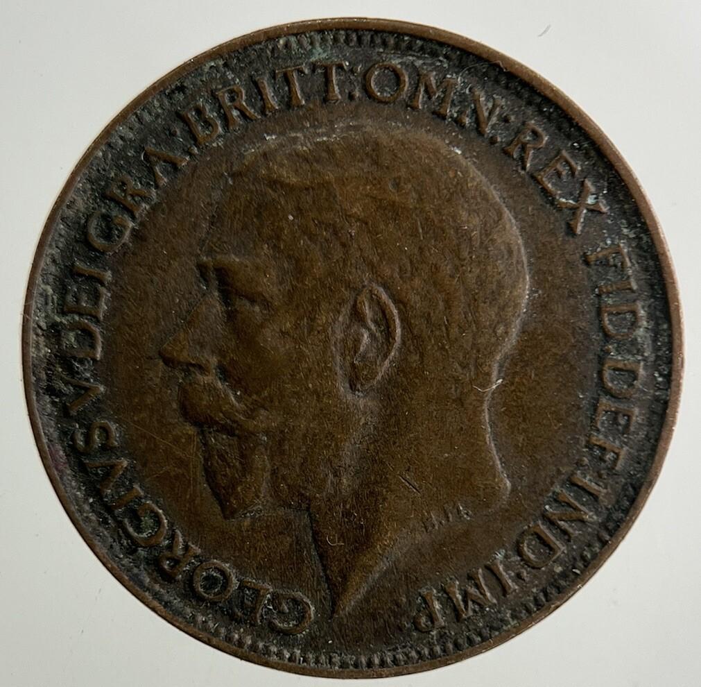 1925 George V Farthing Coin | Fine Collectable Grade