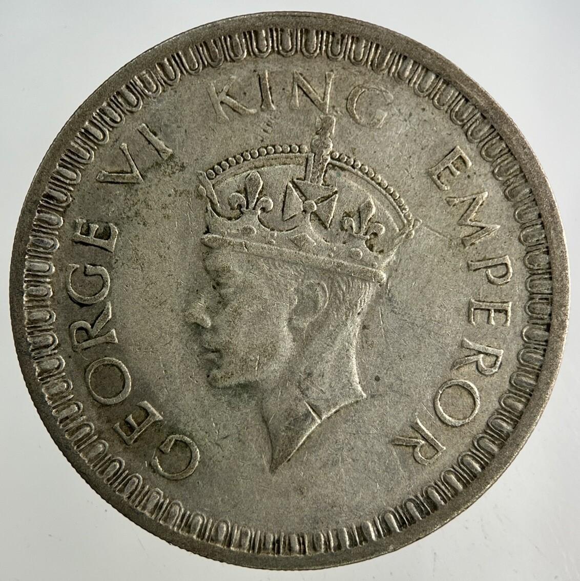 1942 India One Rupee Silver Coin | Fine Collectable Grade