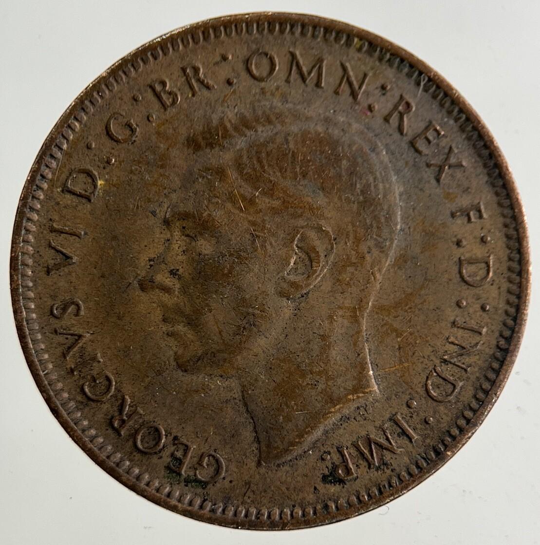 1944 George VI Wren Farthing Coin | Fine Collectable Grade