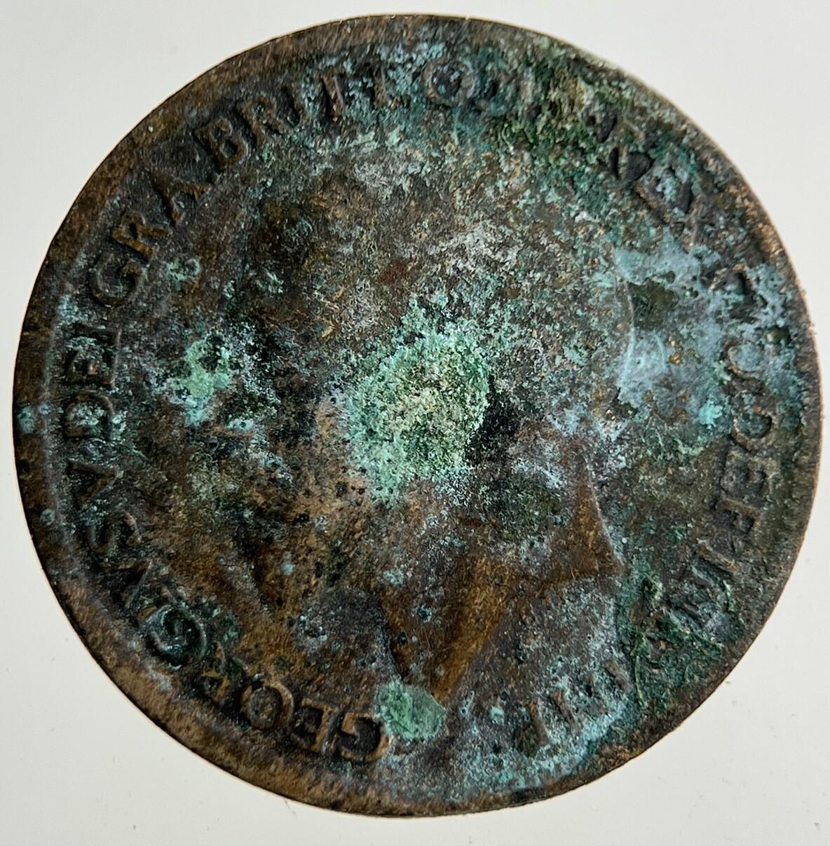 1917 George V Farthing Coin | Collectable Grade