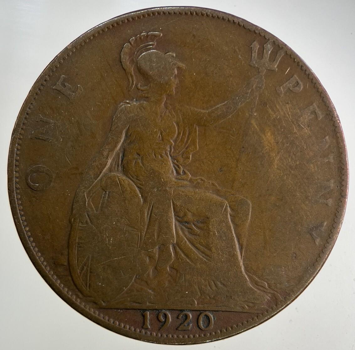 1920 George V One Penny Coin | Collectable Grade