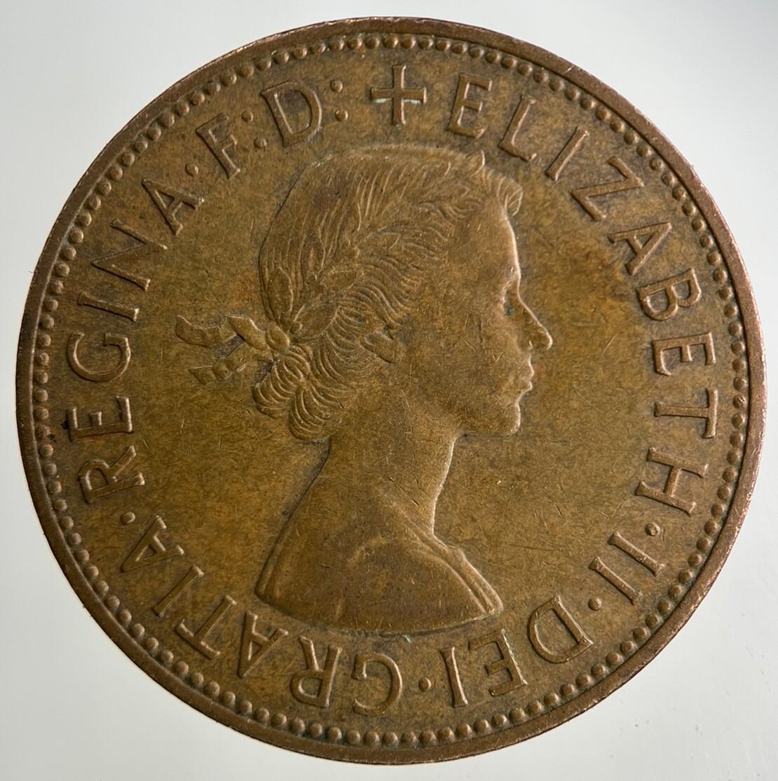 1966 Elizabeth II 2nd One Penny Coin | Fine Collectable Grade