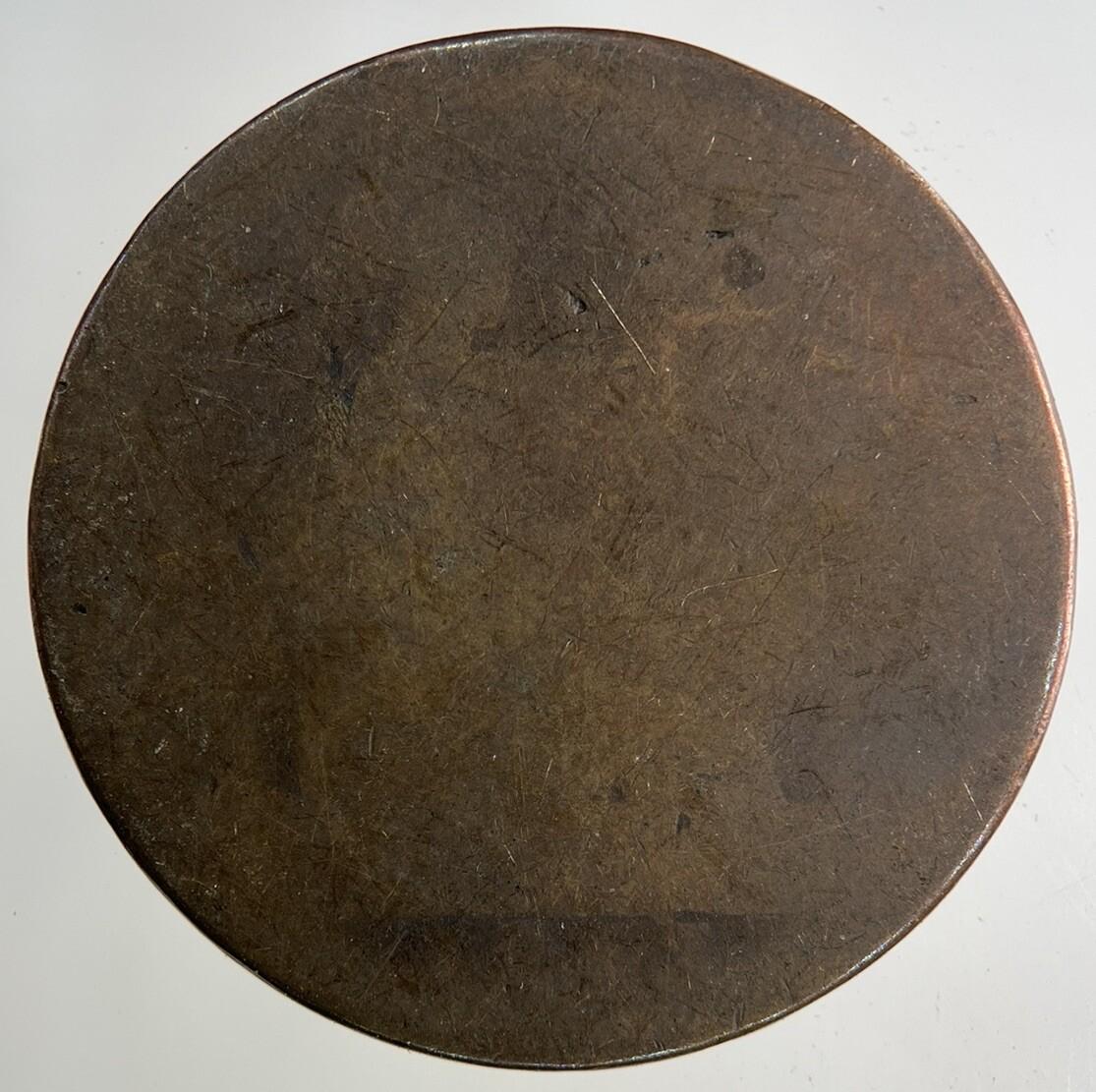 1863 Victoria One Penny Coin | Worn Grade