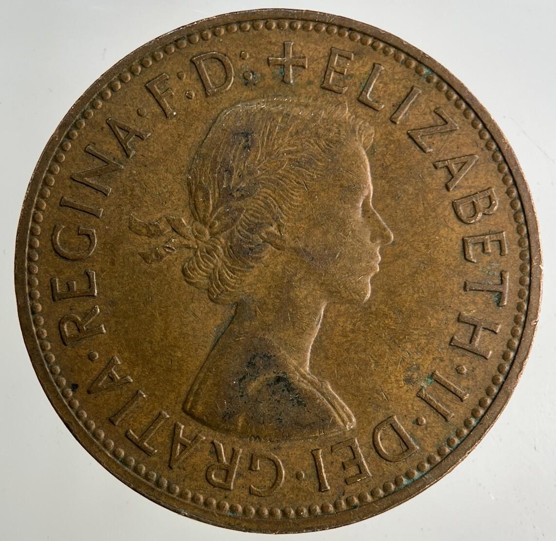 1964 Elizabeth II 2nd One Penny Coin | Fine Collectable Grade